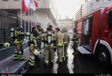 آتش‌سوزی در میدان ولیعصر تهران و نجات دوقلوی 6 ماهه در 28 اسفند 1401